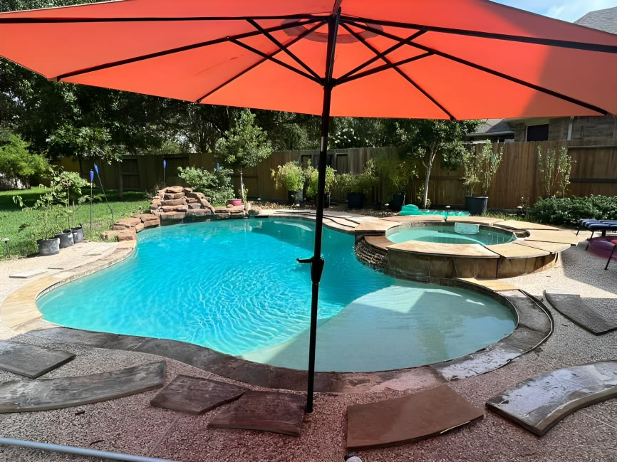 Finished outdoor living project