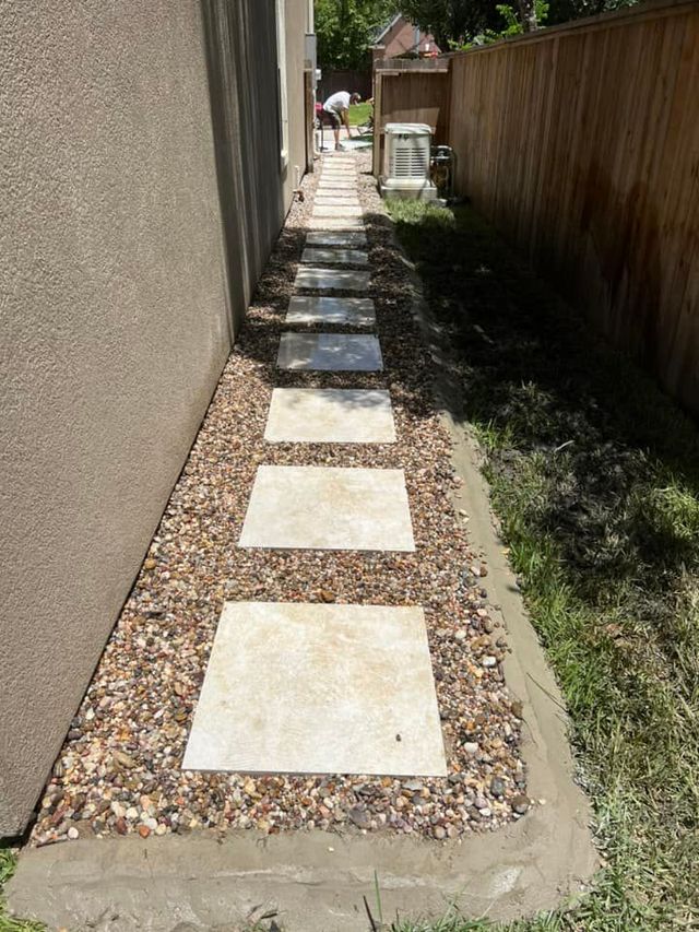 Hardscape patio work in progress