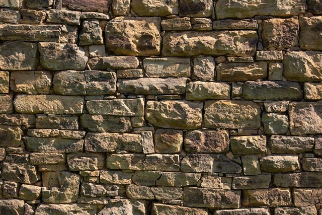 Decorative stone wall texture